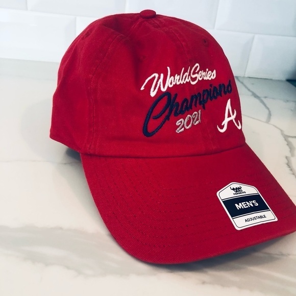 Atlanta BRAVES UNISEX ADULT ADJUSTABLE LOW-PROFILE WORLD SERIES CHAMPION… - Picture 2 of 5